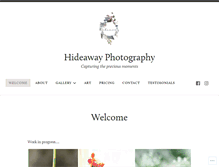 Tablet Screenshot of hideawayphotography.com